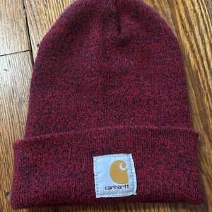 Carhartt Maroon Knit Beanie